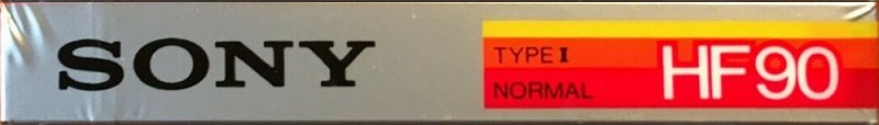 Compact Cassette Sony HF 90 Type I Normal 1983 USA