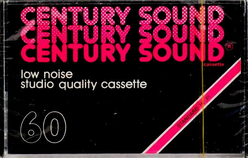 Compact Cassette Century Sound 60 Type I Normal 1978 USA