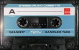 Compact Cassette Sharp 60 "Sampler Tape" Demonstration Tape 1971 Worldwide