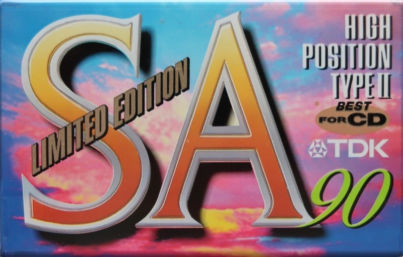 Compact Cassette TDK SA 90 "SA-90LAP Limited Edition" Type II Chrome 1994 Europe