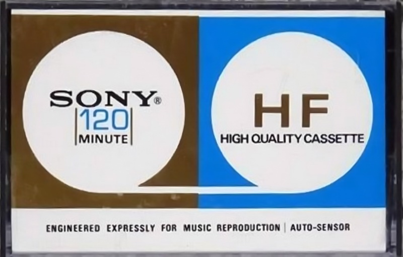 Compact Cassette Sony 120 "High Fidelity" Type I Normal 1976 USA