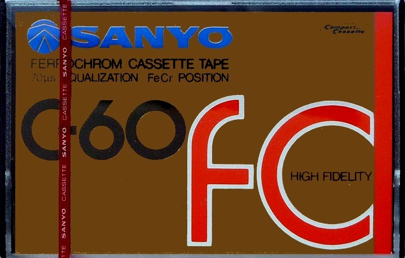 Compact Cassette Sanyo FC 60 Type III Ferro Chrome 1978 Japan