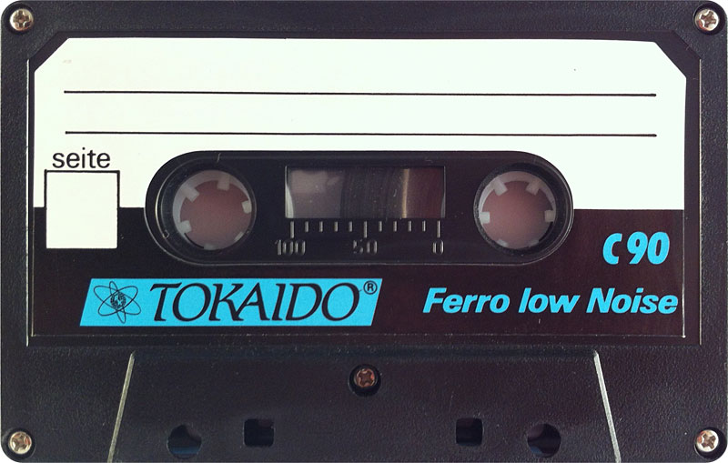 Compact Cassette Tokaido Ferro Low Noise 90 "Sound Quality" Type I Normal 1985 Europe