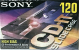 Compact Cassette Sony CD-IT 120 "C-120CDT2D" Type II Chrome 1999 North America