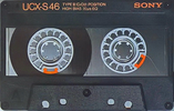 Compact Cassette Sony UCX-S 46 "USX-S46N" Type II Chrome 1985 Japan