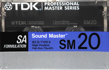 Compact Cassette TDK PRO SM 20 "SM20" Type II Chrome 1989 USA