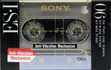Compact Cassette Sony ES-I 90 Type I Normal 1991 North America