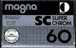 Compact Cassette Magna SC 60 Type II Chrome 1979 Europe