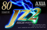 Compact Cassette AXIA J`z 2 80 "JZ2B 80" Type II Chrome 1993 Japan