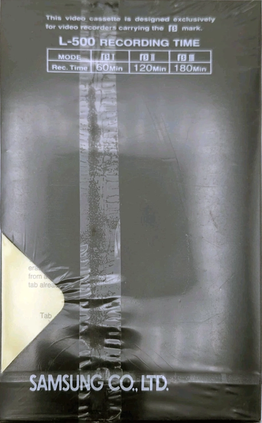 Betamax Samsung 60 "L-500" Type I Normal Unknown Country