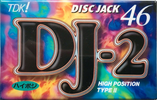 Compact Cassette TDK DJ2 Disc Jack 46 "DJ2-46N" Type II Chrome 1996 Japan