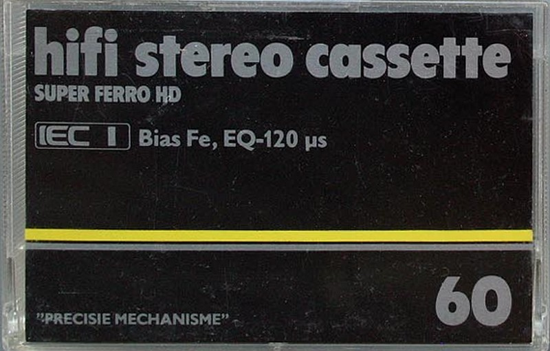 Compact Cassette Hema Super Ferro HD 60 Type I Normal 1983 Netherlands