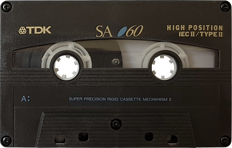 Compact Cassette TDK SA 60 "SA-60EA" Type II Chrome 1995 Europe