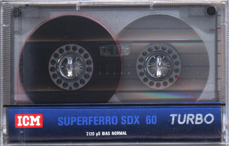 Compact Cassette ICM SDX 60 Type I Normal 1986 Europe