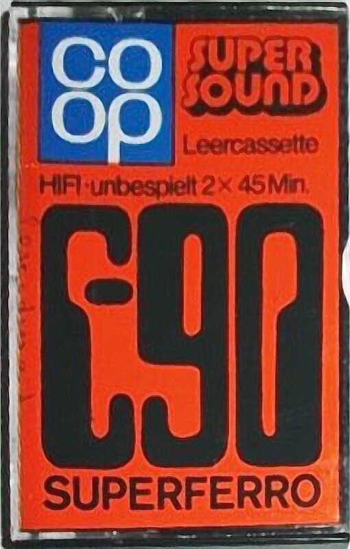 Compact Cassette Coop Super Sound 90 Type I Normal Germany