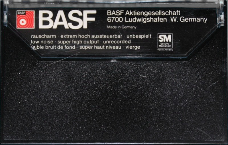 Compact Cassette BASF Ferro Super LH 120 Type I Normal 1977 Europe