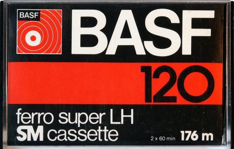 Compact Cassette BASF Ferro Super LH 120 Type I Normal 1977 Europe