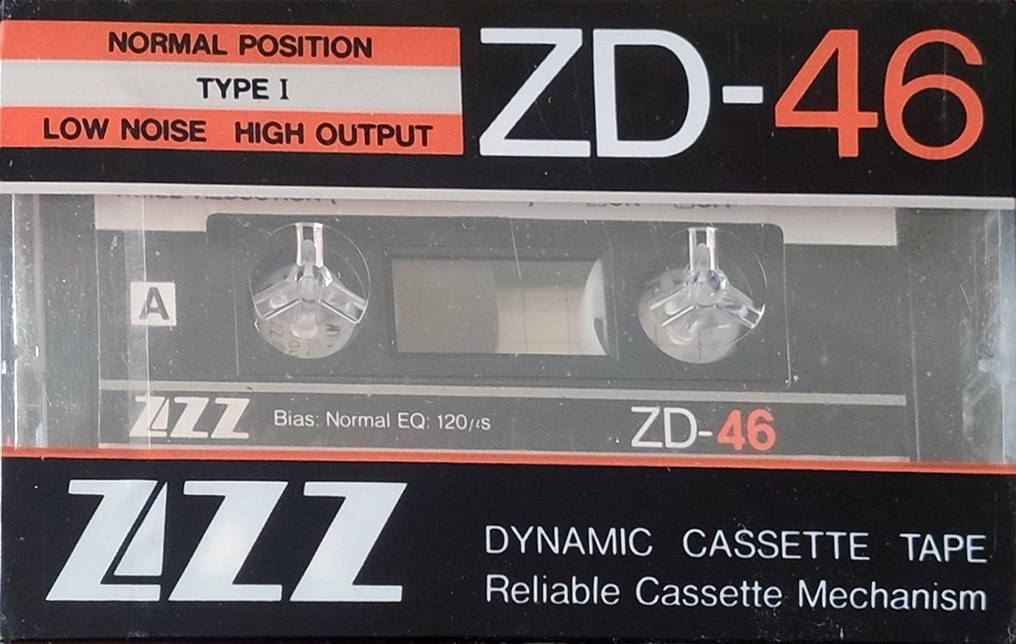 Compact Cassette ZZZ ZD 46 Type I Normal 1988 Worldwide