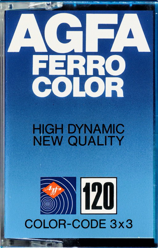 Compact Cassette AGFA Ferrocolor 120 Type I Normal 1978 Europe