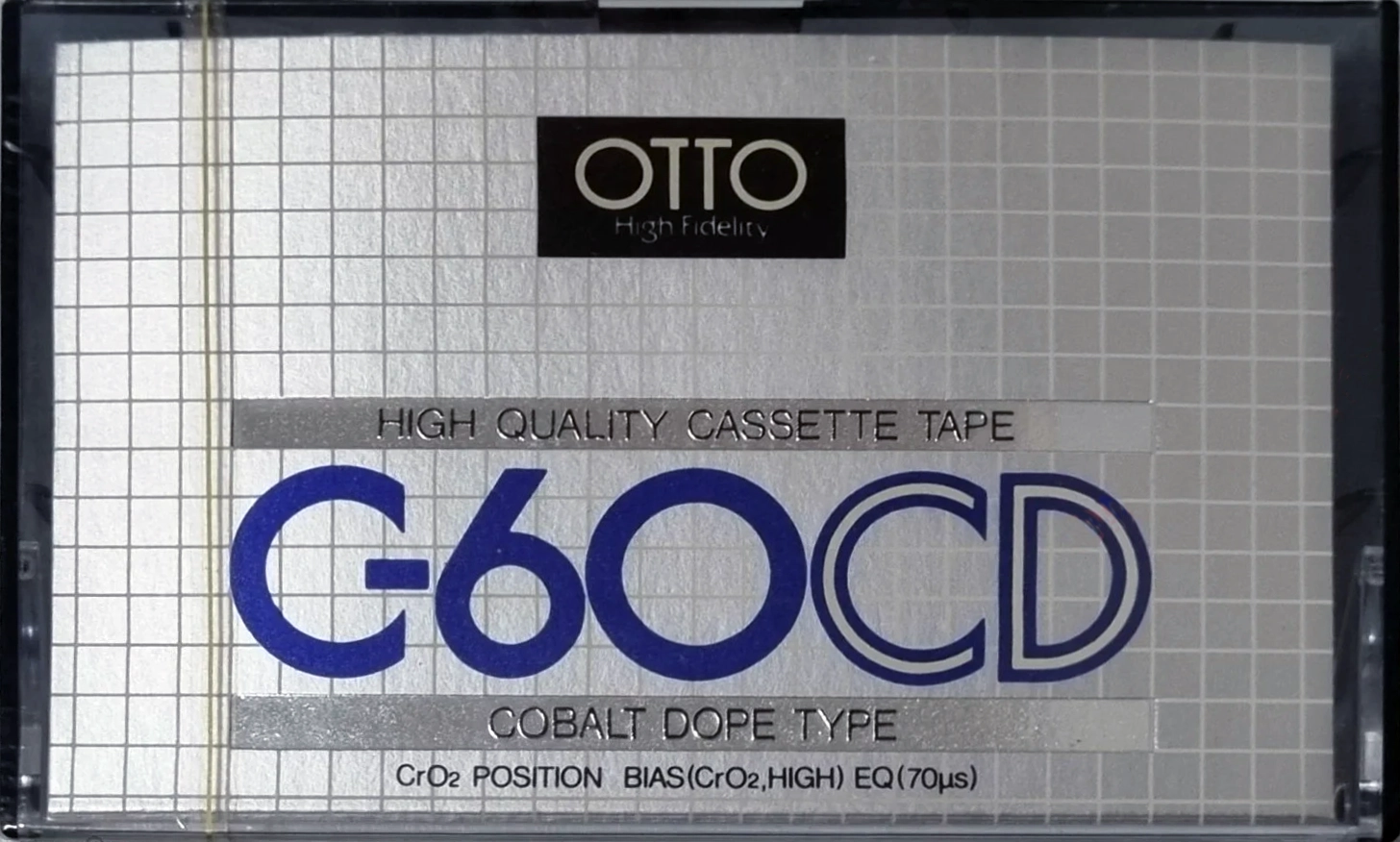 Compact Cassette Sanyo CD OTTO 60 Type II Chrome Japan