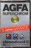 Compact Cassette AGFA Superchrom 90+6 Type II Chrome 1981 Europe