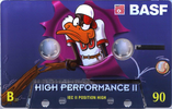 Compact Cassette BASF High Performance II 90 "Looney Tunes Edition I" Type II Chrome 1995 Europe