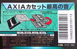 Compact Cassette AXIA K1 100 "K1C 100" Type I Normal 1997 Japan