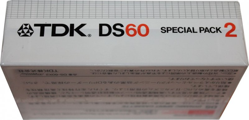 2 pack TDK DS 60 "DS-60X2" Type I Normal 1984 Japan