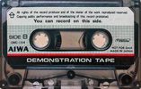 Compact Cassette Aiwa "DMC-164" Demonstration Tape 1976 Japan