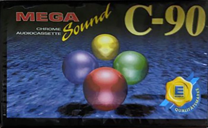 Compact Cassette Mega Sound 90 Type II Chrome 2000 Germany