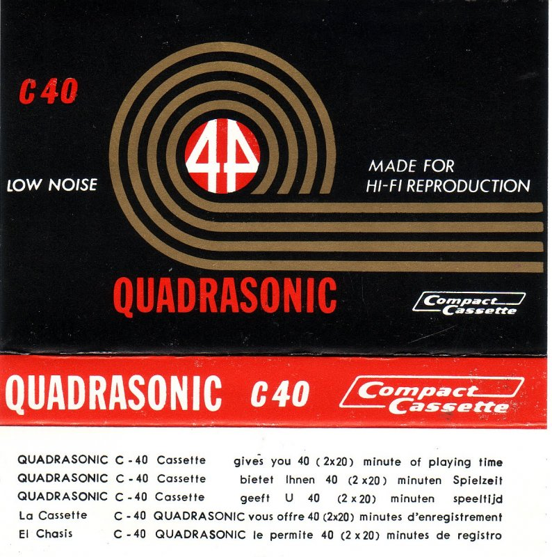 Compact Cassette Quadrasonic 40 Type I Normal Hong Kong