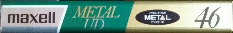 Compact Cassette Maxell Metal UD 46 "M-UD46" Type IV Metal 1990 Japan