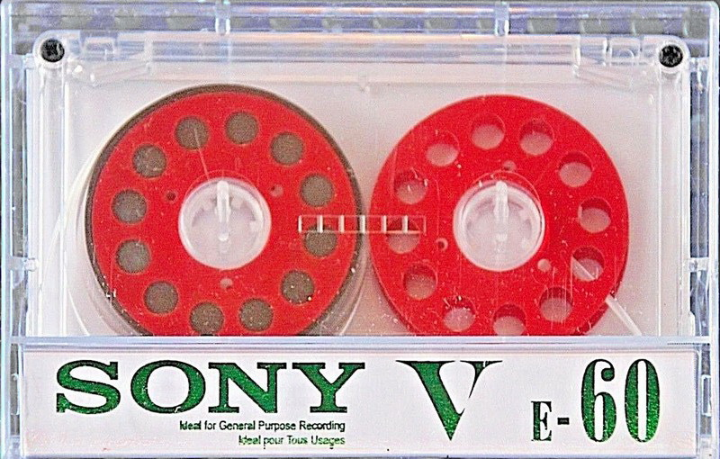 Compact Cassette Sony 60 "Vivax V E-60" Type I Normal Japan