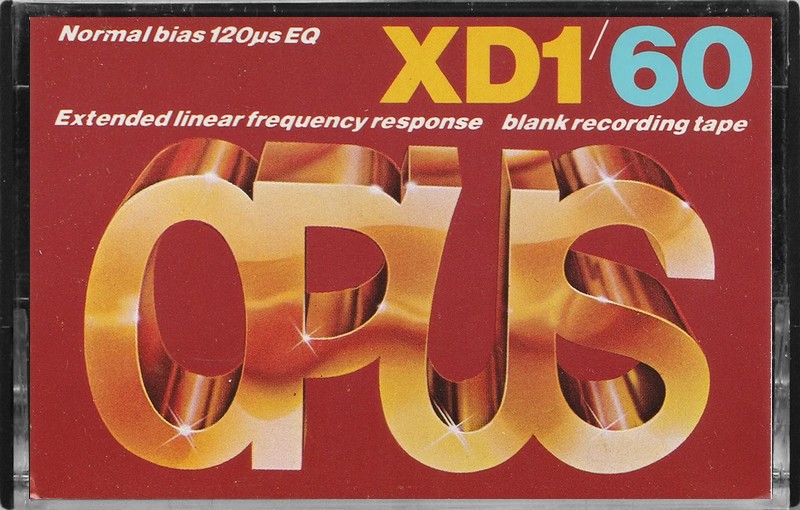 Compact Cassette Opus XD1 60 Type I Normal 1975 Australia