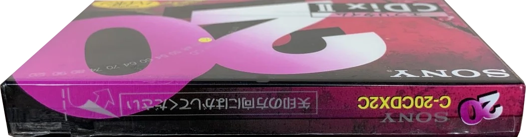 Compact Cassette Sony CDix II 20 "C-20CDX2C" Type II Chrome 1995 Japan
