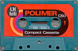 Compact Cassette Polimer LH 60 "Green" Type I Normal 1976 Hungary