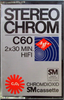 Compact Cassette AGFA Stereochrom 60 Type II Chrome 1975 Europe