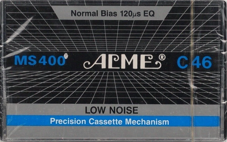 Compact Cassette Acme MS 400 46 Type I Normal 1984 Worldwide