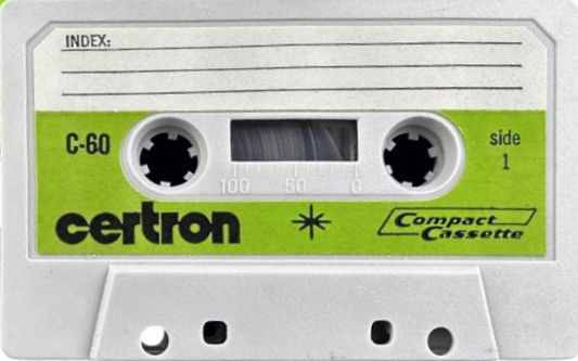 Compact Cassette Certron 60 Type I Normal 1971 USA