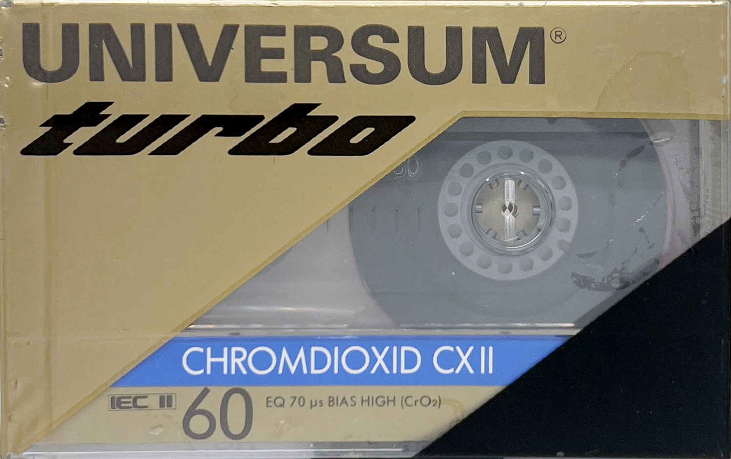 Compact Cassette Universum CX II 60 Type II Chrome 1987 Germany