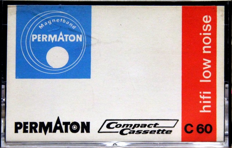 Compact Cassette Permaton 60 Type I Normal 1968 Europe