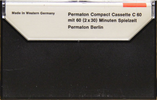 Compact Cassette Permaton 60 Type I Normal 1968 Europe