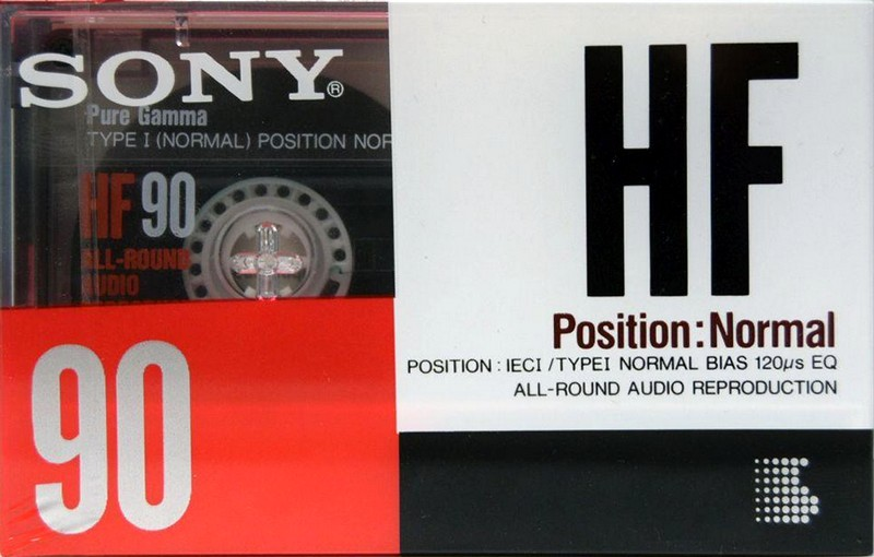 Compact Cassette Sony HF 90 Type I Normal 1991 Europe
