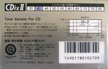 Compact Cassette Sony CDix II 40 Type II Chrome 1989 Japan