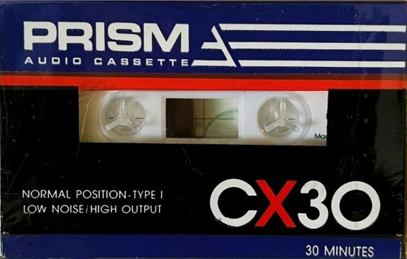 Compact Cassette Prism CX 30 "Order No. 20131" Type I Normal 1990 USA