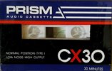 Compact Cassette Prism CX 30 "Order No. 20131" Type I Normal 1990 USA