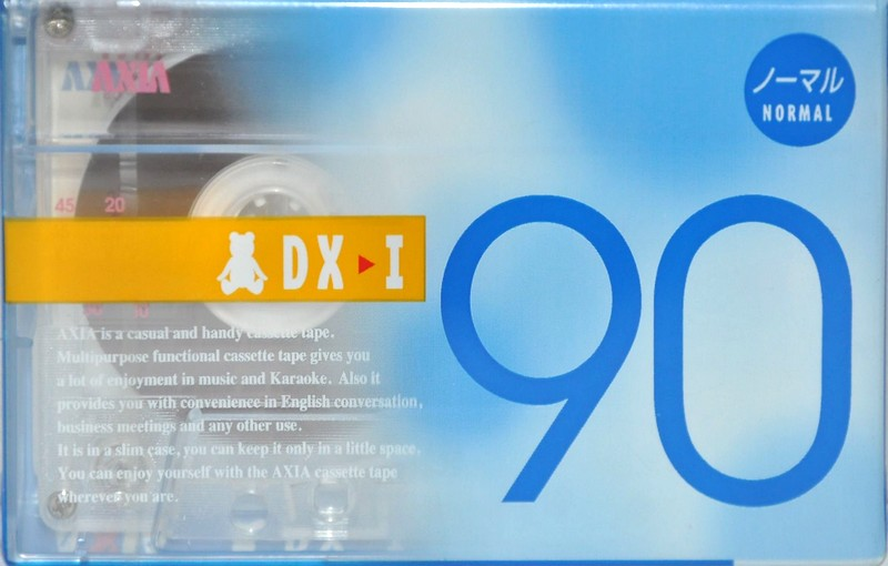 Compact Cassette AXIA DX1 90 Type I Normal 2007 Japan