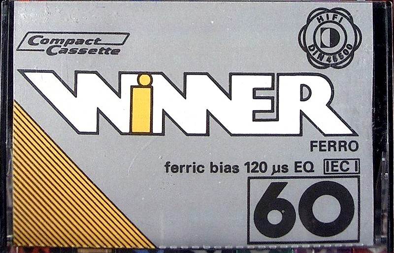 Compact Cassette Polimer Winner 60 Type I Normal Hungary