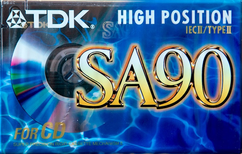 Compact Cassette TDK SA 90 "SA-90EB" Type II Chrome 1997 Worldwide