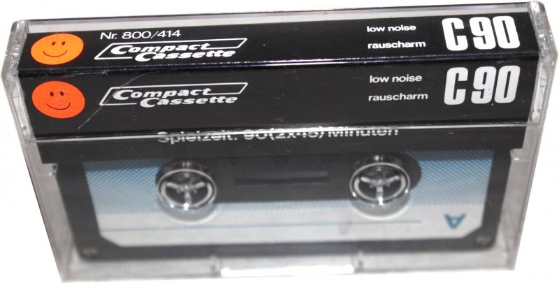 Compact Cassette No Name Smiley 90 Type I Normal 1978 Germany